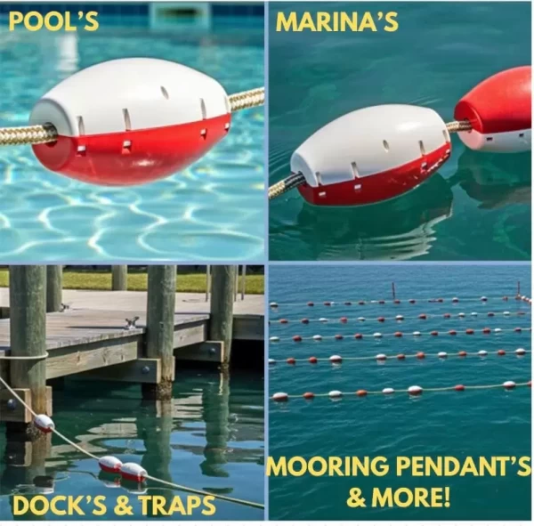 SNAP LOCK Rope Float - Buoy Lines - Mooring Pendants